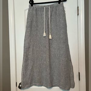 Linen Maxi Skirt